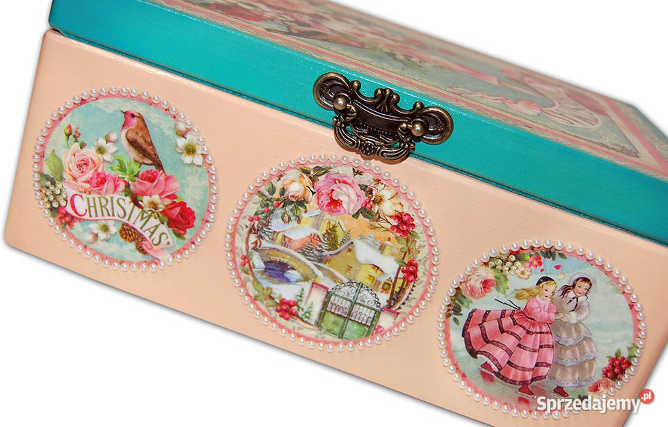 KUFER skrzynka drewniana ZIMA Christmas 30x20 Bydgoszcz sprzedam