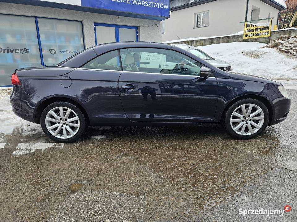 Volkswagen EOS 20TDI CR Automat DSG Cabrio kurtyny powietrzne Sanok sprzedam