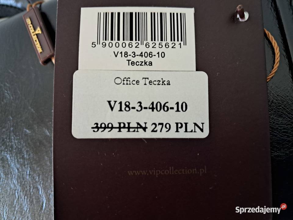 Męska skórzana office teczka VIP COLLECTION mazowieckie Warszawa
