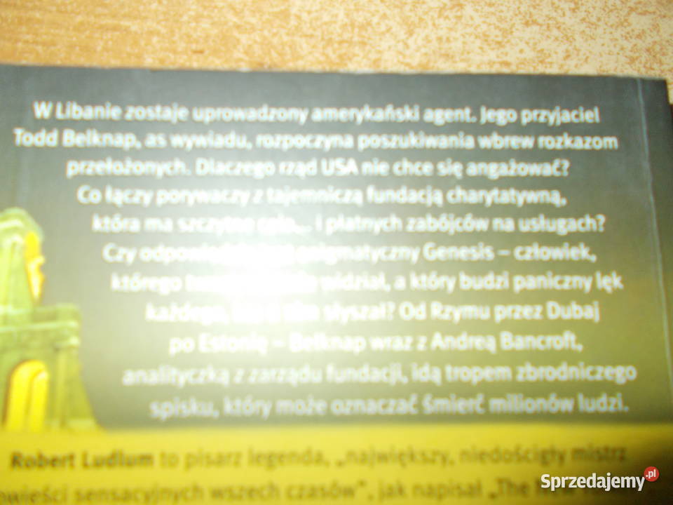 Robert Ludlum Strategia Bancrofta Głubczyce sprzedam