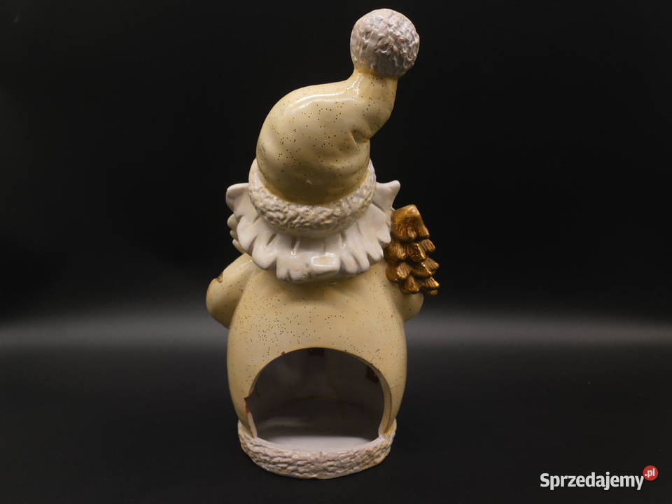 Ceramiczna figurka świecznik lampion Święty wielkopolskie Raszków