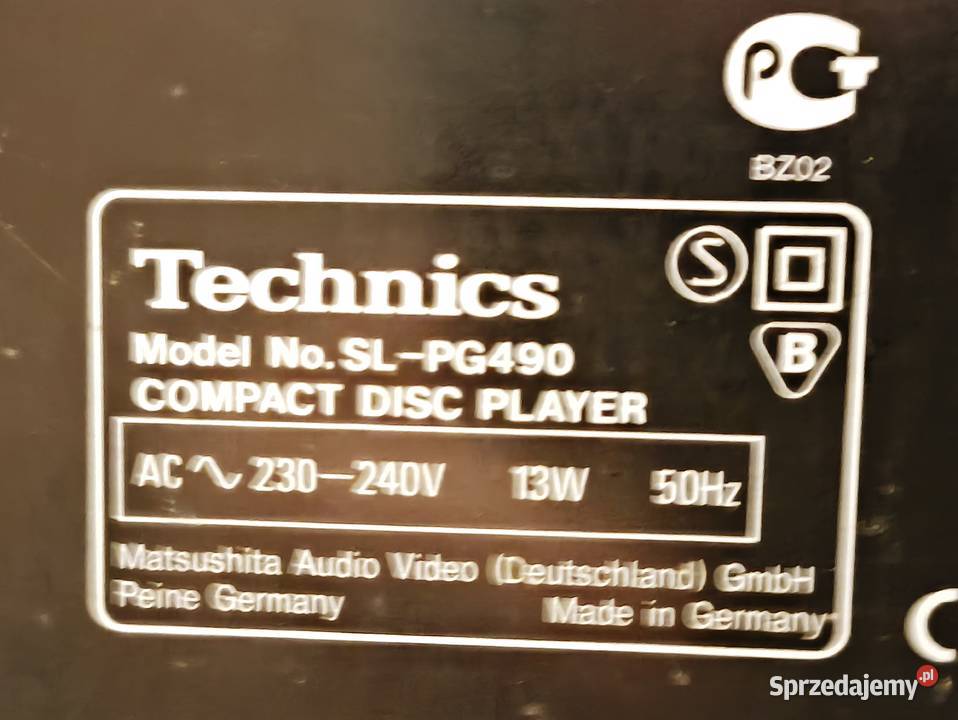 Technics 180Procesor 90 CD 490gramofonBang zachodniopomorskie sprzedam