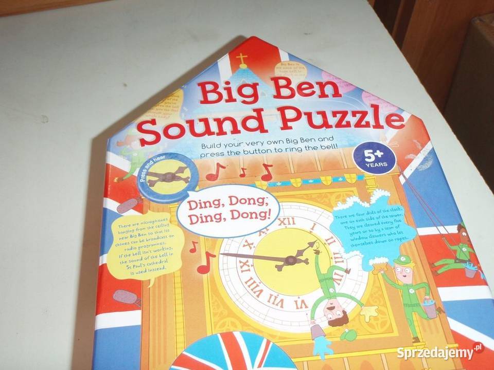 Big Ben Sound Puzzle 54 el Ding Dong 5 lat Zamość sprzedam