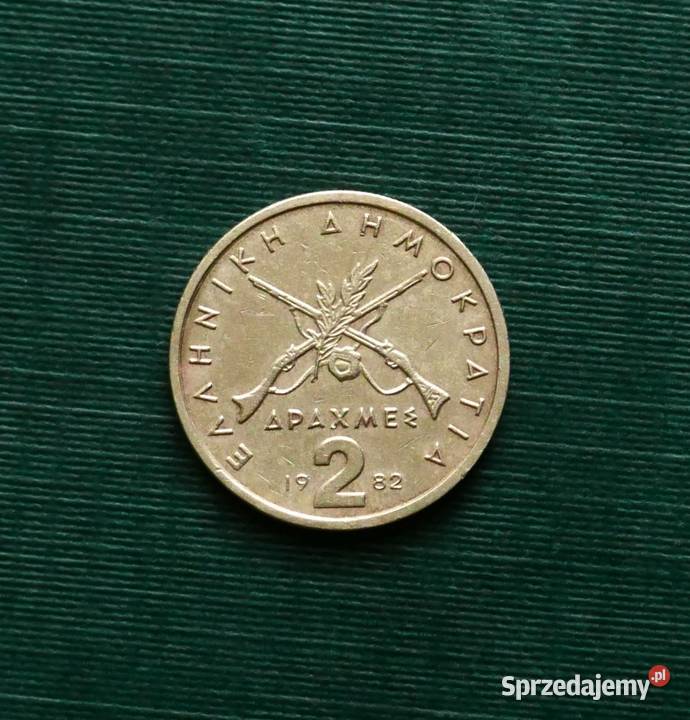 Grecja 2 drachmy 1982r Numizmatyka Gliwice
