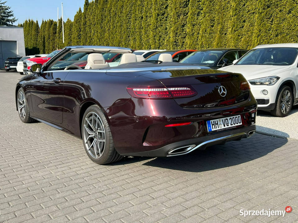Mercedes E 200 E200 4Matic AMG Line Gwarancja wiśniowy wielkopolskie Baranowo