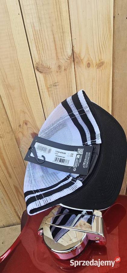 Alpinestars Backline Trucker Hat BlackWhiteGrey Nakrycia głowy Piła