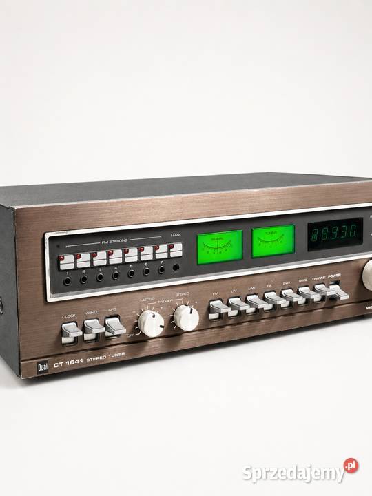 Kultowy Tuner Vintage DUAL CT 1641 Klasyka z Lat łódzkie Poddębice
