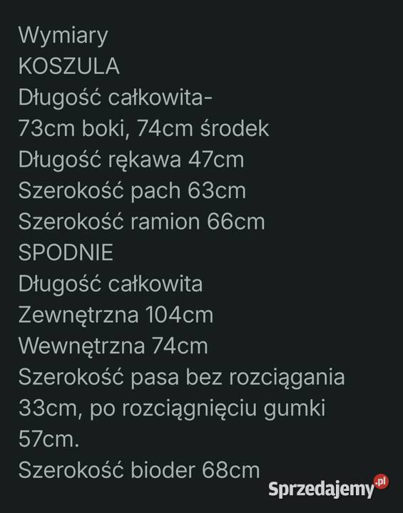 Niebieski komplet z jedwabiem rozmiar Zielona Góra