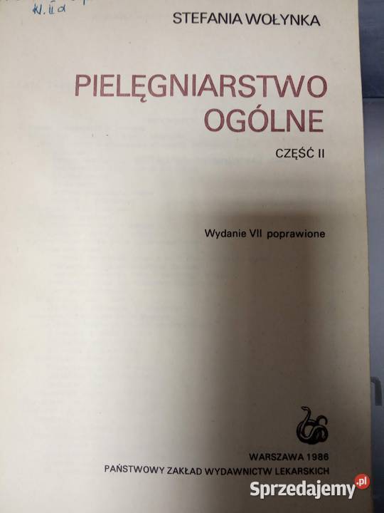 Pielęgniarstwo ogóle Wołynka kolekcjonerskie Warszawa