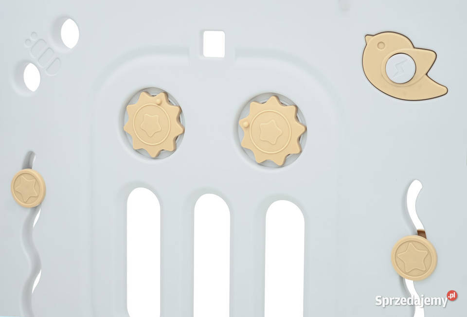 Płotek kojec modułowy Hipcio beżowy 10 paneli Warszawa