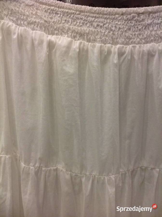 Sukienka Letnia Damska FIZZ STYLE M Biała Haft Nowa Sól