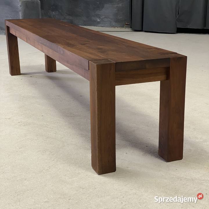 Masywna ławaławka z litego drewna 215 loft Ławki Budno