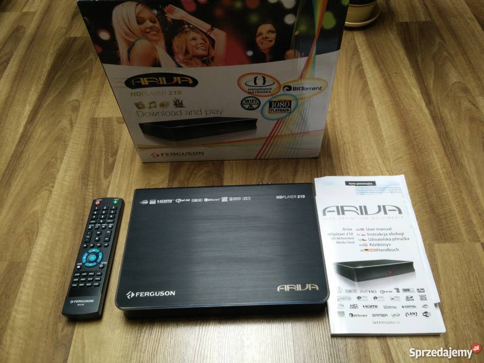 Odtwarzacz multimedialny Ferguson Ariva HDplayer Elektronika Sucha Beskidzka