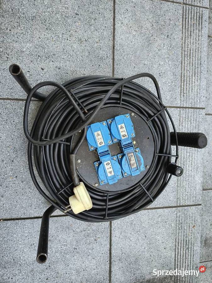 Przedłużacz bębnowy 50 metrów 3x15 Kable i przewody Katowice