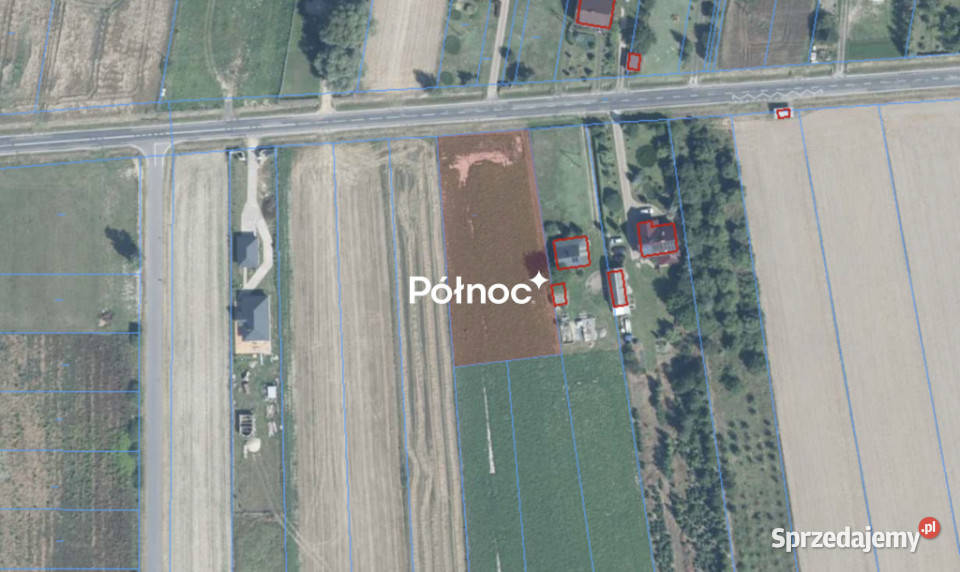 Działka o pwierzchni 2634 m Witoldów