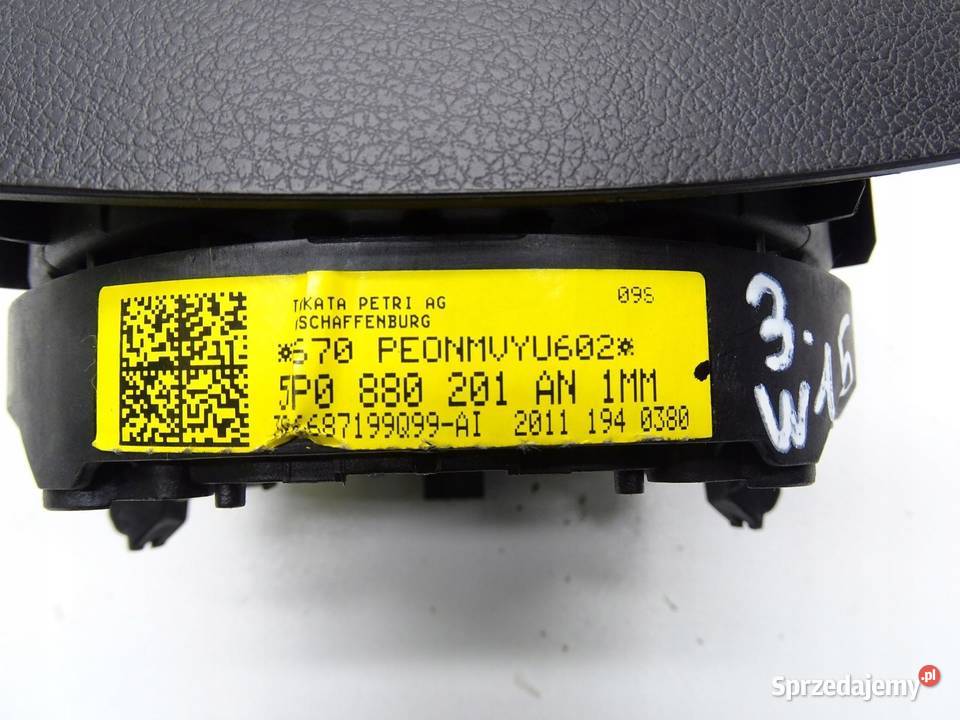 PODUSZKA AIRBAG KIEROWCY KIEROWNICY 5P0880201AN Poduszki powietrzne