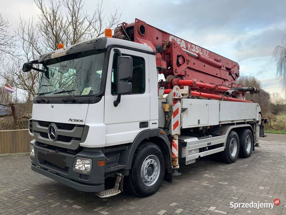 Pompa do betonu CIFA K 35m Mercedes do sprowadzenia Warszawa