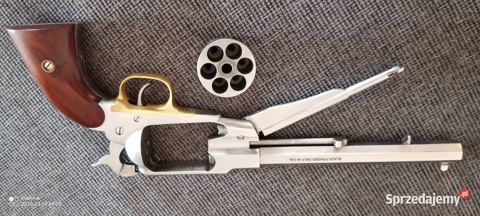 Rewolwer czarno prochowy Remington INOX stal podkarpackie Jasło