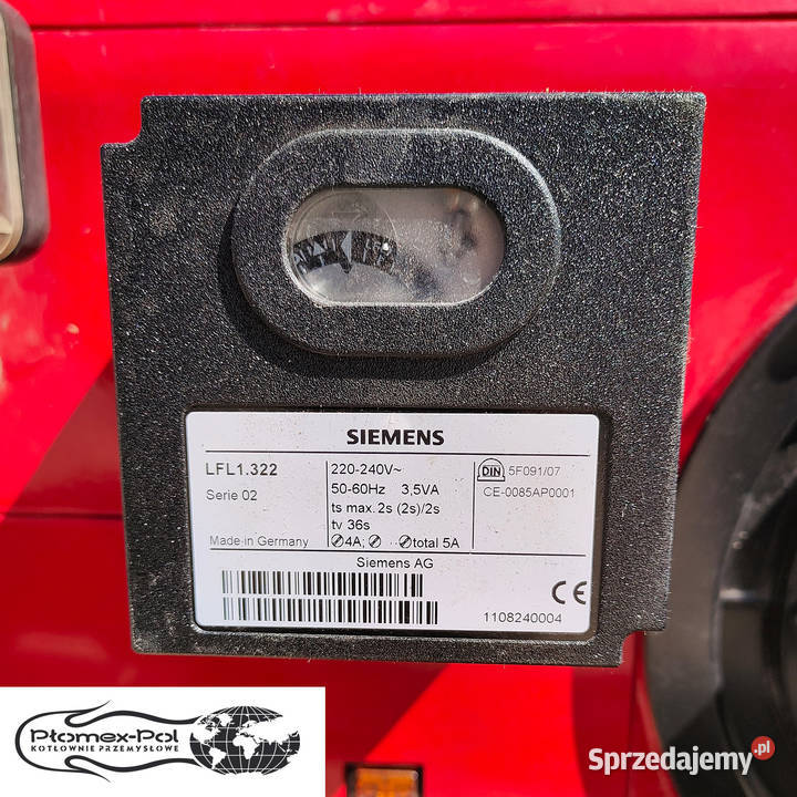 Palnik Gazowy Weishaupt G51D ver ZD 175940 kW