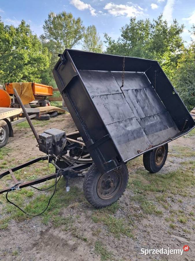 Przyczepa Multicar minitraktorek wywrotka kiper nieuszkodzony Krosno Odrzańskie