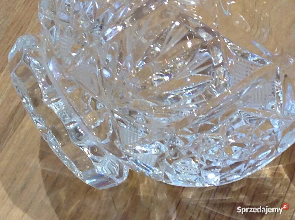 Wazon Wazonik Kryształowy Kula Vintage