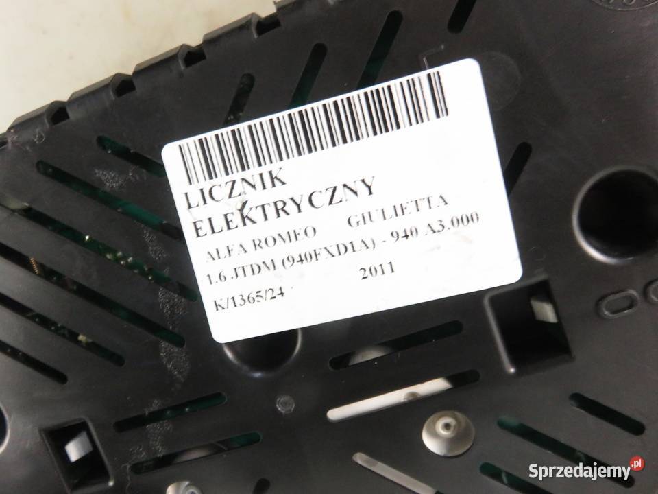LICZNIK ALFA ROMEO GIULIETTA 16 JTDM 50516478