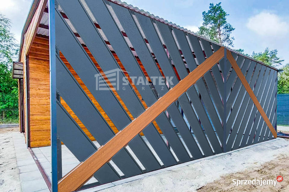 ST138Garaż Blaszany 4x6m Wiata 4x6m Panele Rawa Mazowiecka sprzedam