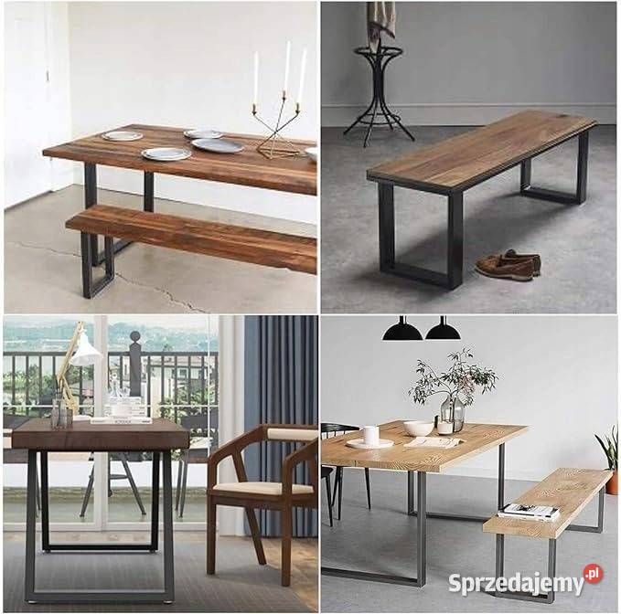 Metalowe nogi do stolika Pozostałe Ciemierów