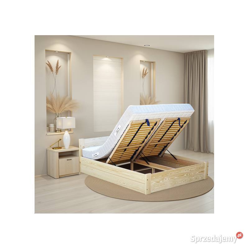 Łóżko VENA głęboki pojemnik regulowany stelaż