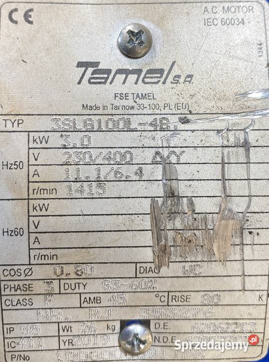 motoreduktor przekładnia 3kW 498obr