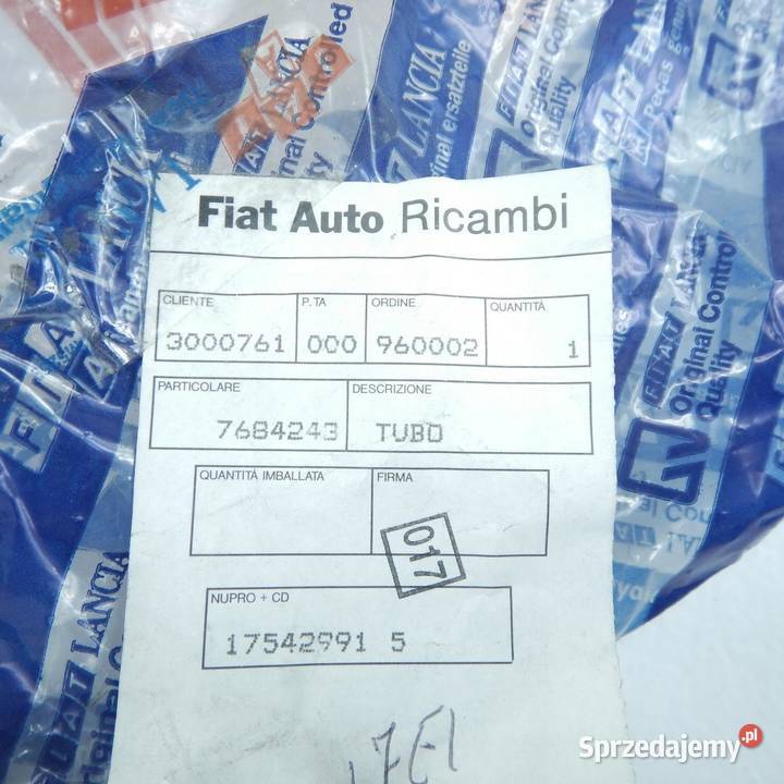 PRZEWÓD WSPOMAGANIA FIAT TIPO TEMPRA 19 TD ASO lubelskie