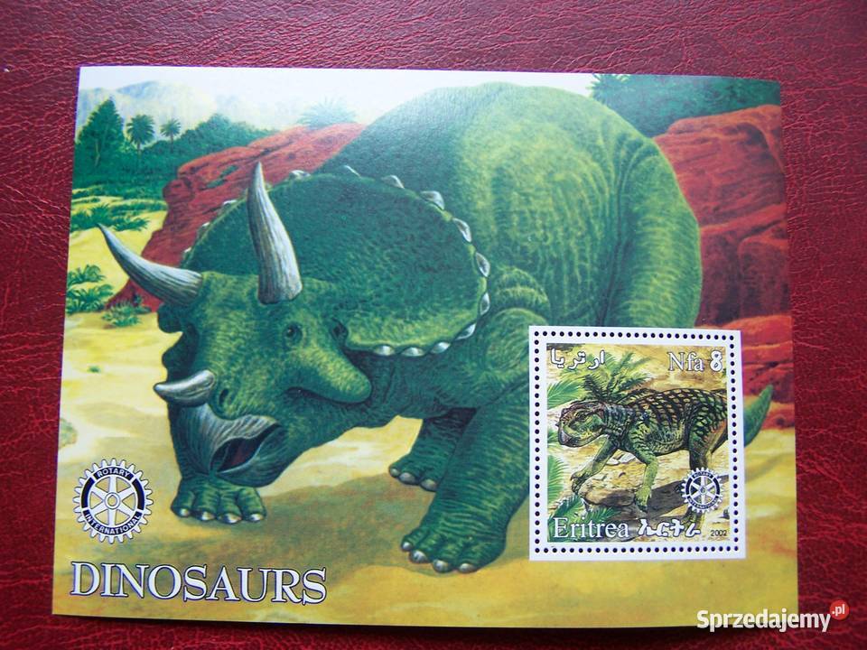 Erytrea 2002 MNH Fauna Dinozaur Jaszczurka Tychy sprzedam