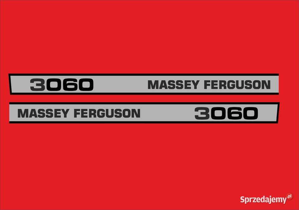 Naklejki Massey Ferguson 3060 zamienniki Świecie sprzedam