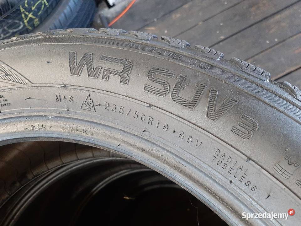 2x Opona UŻYWANA ZIMOWA 23550R19 NOKIAN 169