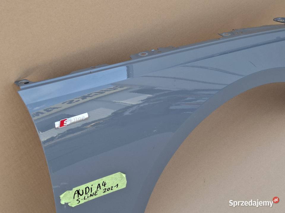 AUDI A4 B9 LIFT BŁOTNIK PRAWY PRZÓD ORYGINAŁ Błotniki