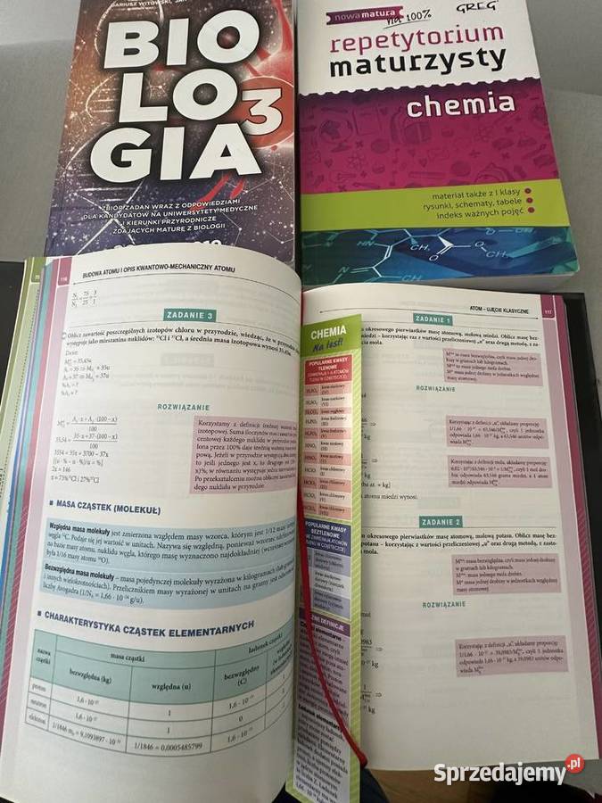Matura biologia matematyka fizyka polski Szczecin