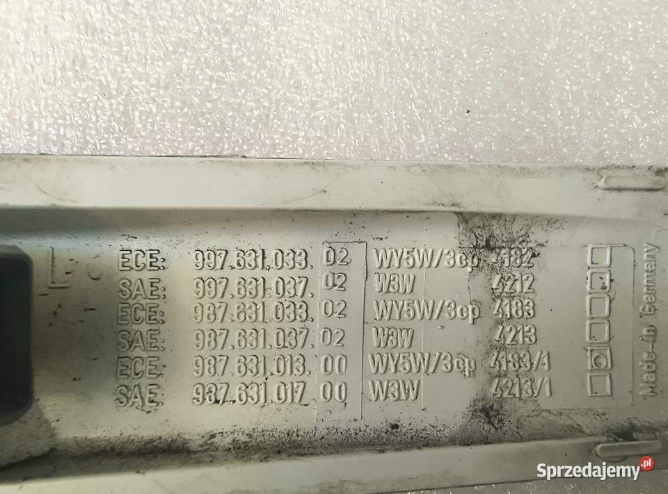 99763103302 kierunkowskaz boczny lewy Porsche Kakonin