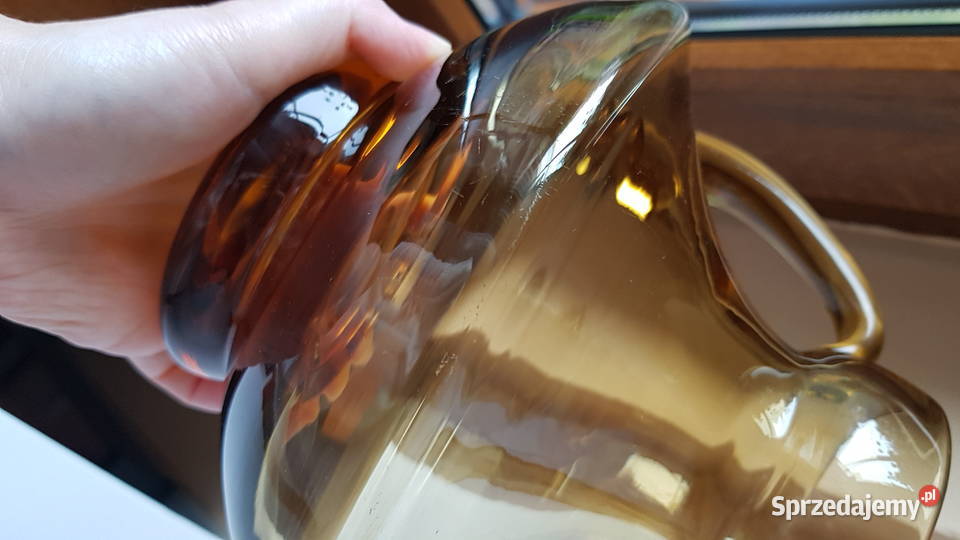 Ciężki wazon amfora Huta Sudety Horbowy kolorowe Porcelana i szkło Porcelana i szkło Dąbrowa Górnicza sprzedam