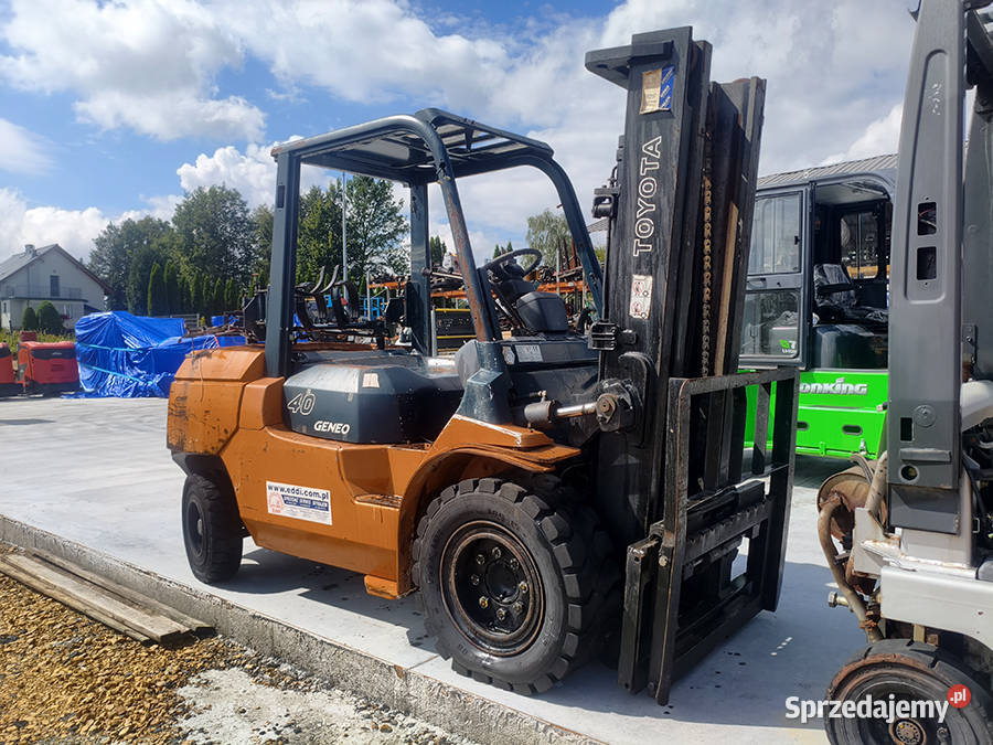 Wózek widłowy Toyota 027FG40 45 t duplex 33 m Kęty