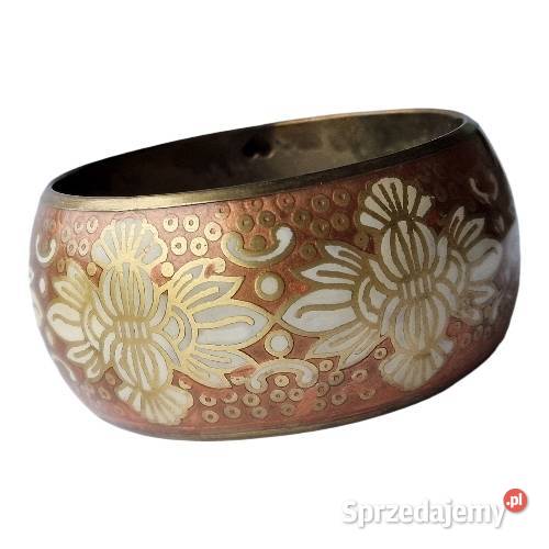 VINTAGE INDIE NEPAL ELEGANCKA BRANSOLETKA BANGLA Częstochowa