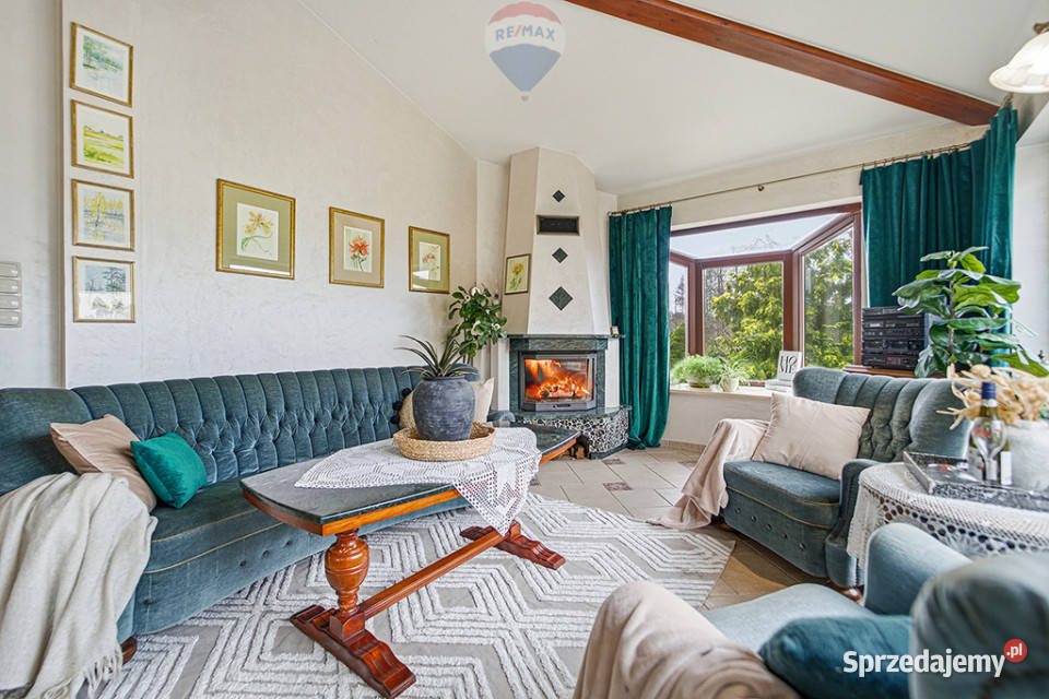 Rodzinny dom z ogrodem i stawem 2200m2 Nieruchomości Nowe Kramsko