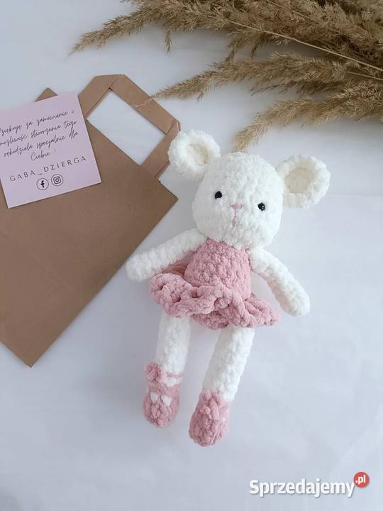 Maskotka mysz handmade podkarpackie