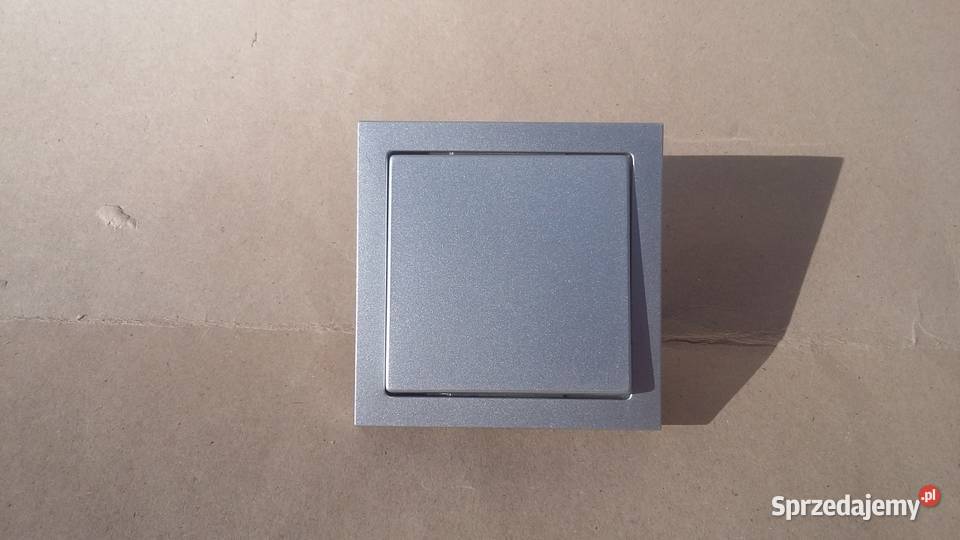Włącznik łącznik światła ABB AluminiumSzary Warszawa