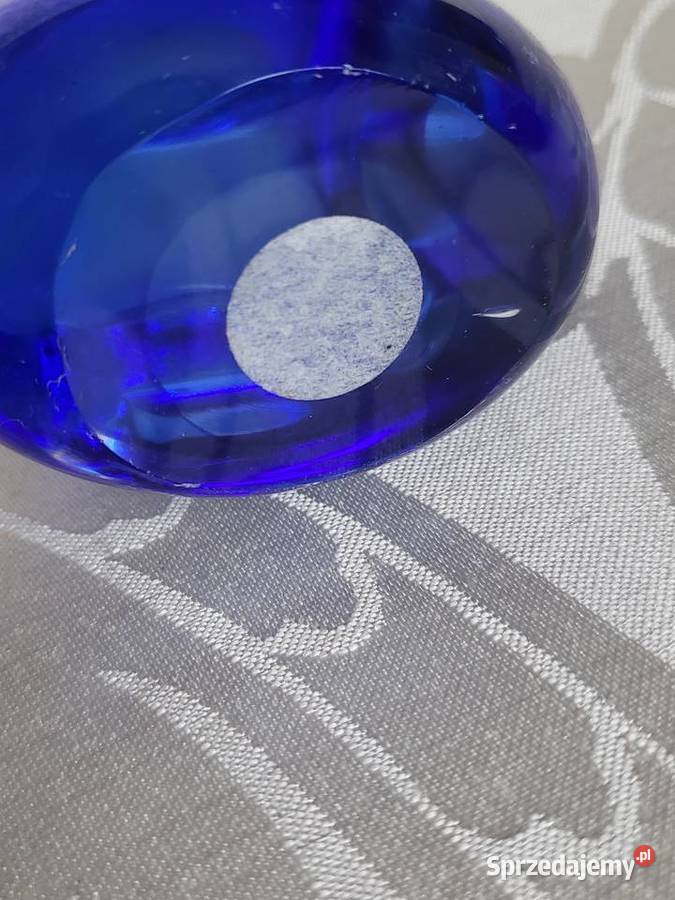 Figurka stara szklana ŁABĘDZ szklo w stylu sprzedam
