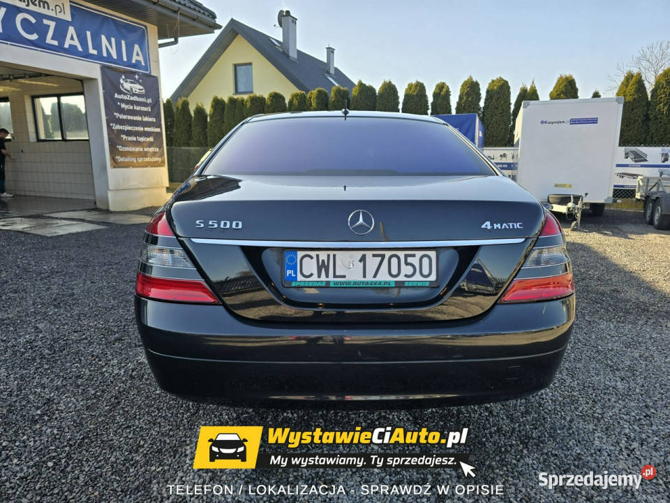 Mercedes S 500 50 V8 BenzynaLPG Telefon 782 418 Włocławek