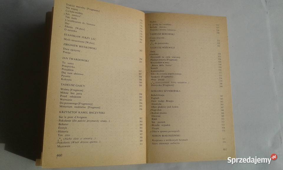 Poezja naszego wieku antologia wierszy 1918r Gdynia