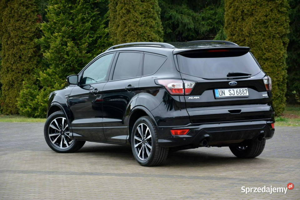 Ford Kuga STLine ElFotel Radar Navi Skóry Ledy światła przeciwmgielne mazowieckie Ostrów Mazowiecka