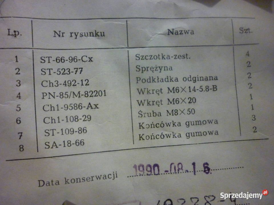 Rozrusznik ST16M zestaw naprawczy podkarpackie Dębica