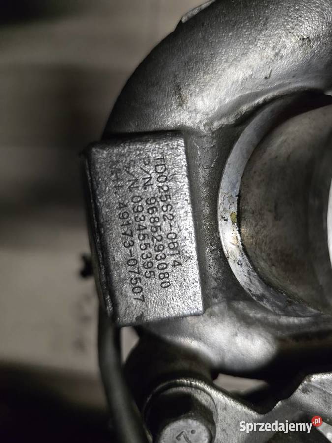 Turbosprężarka Citroen Berlingo 16Hdi Radom