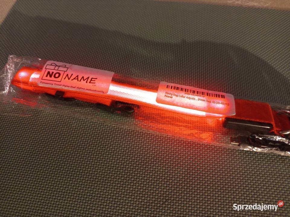 Obroża świecąca Flash SXS Neonowa czerwona 28 40 Warszawa
